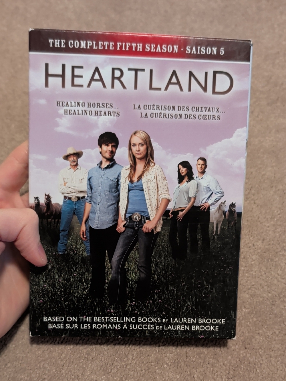 💚 2/$20 Heartland The Complete Fifth Season DVD - Pink Lavender Cover
